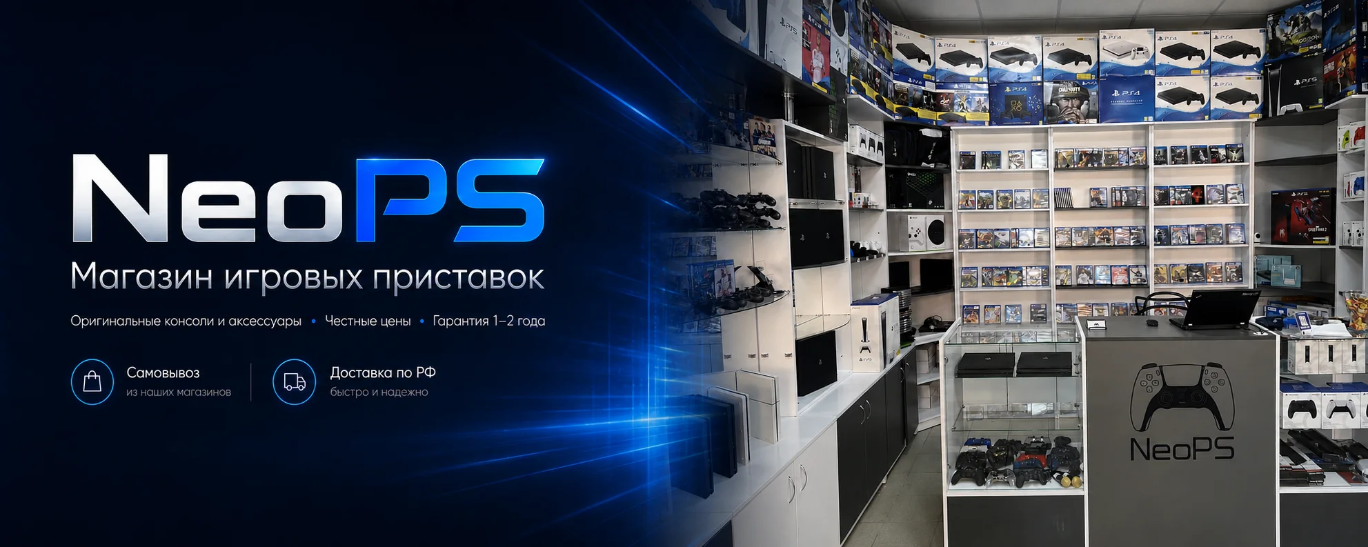 NeoPS — магазин игровых приставок