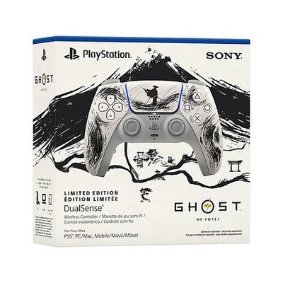 Геймпад Sony PlayStation 5 DualSense Ghost of Yotei Black Limited Edition — фото 5