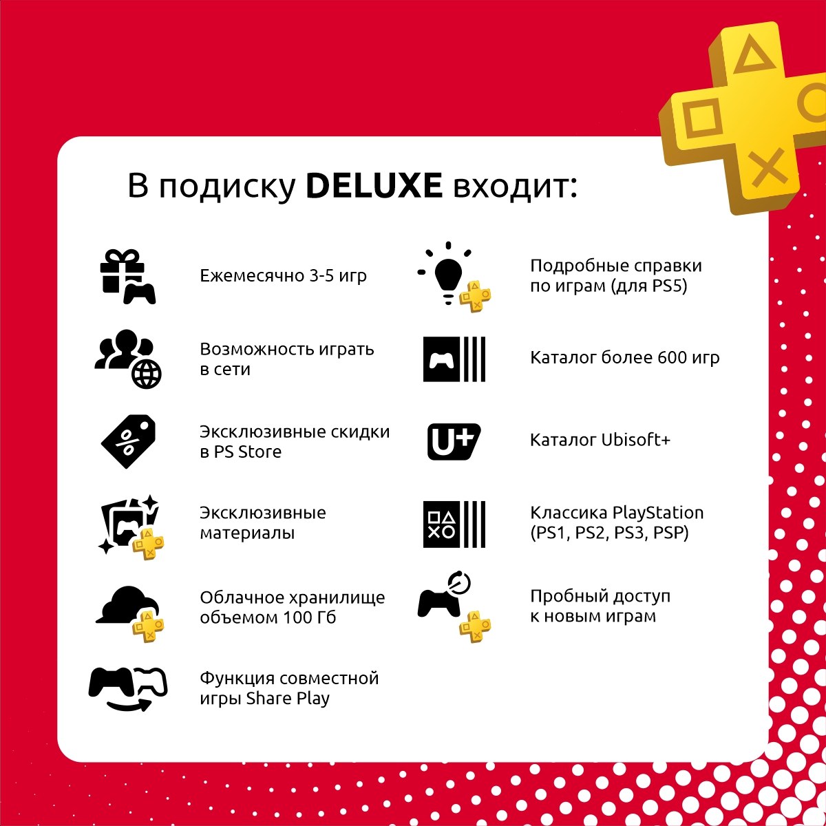 ПО: PS Plus Deluxe на 3 месяца (Турция) — фото 2